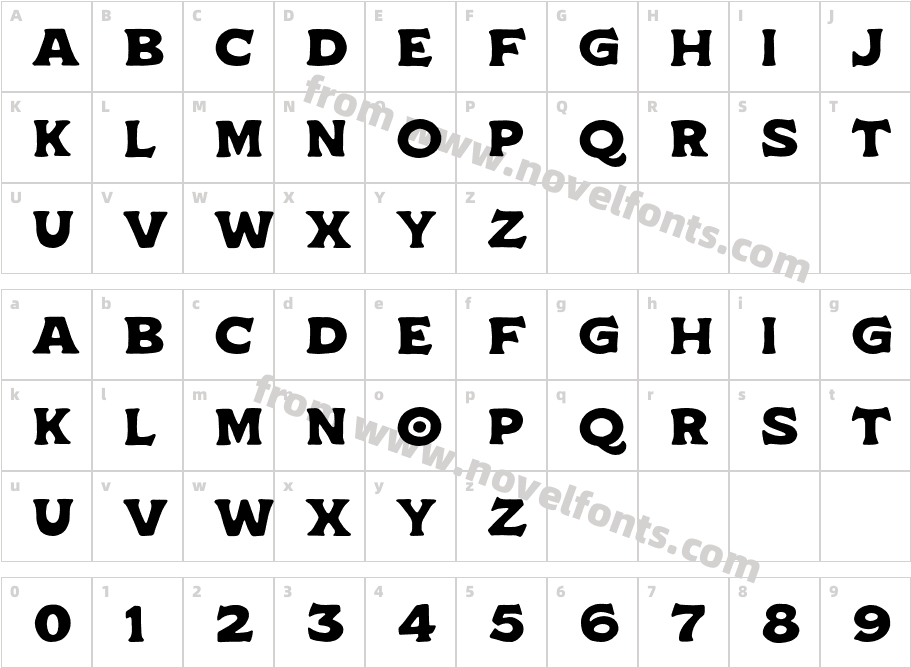 Asper CrownCharacter Map