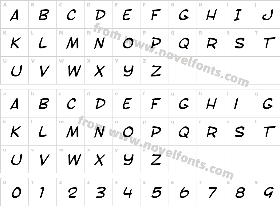 SF ToontimeCharacter Map