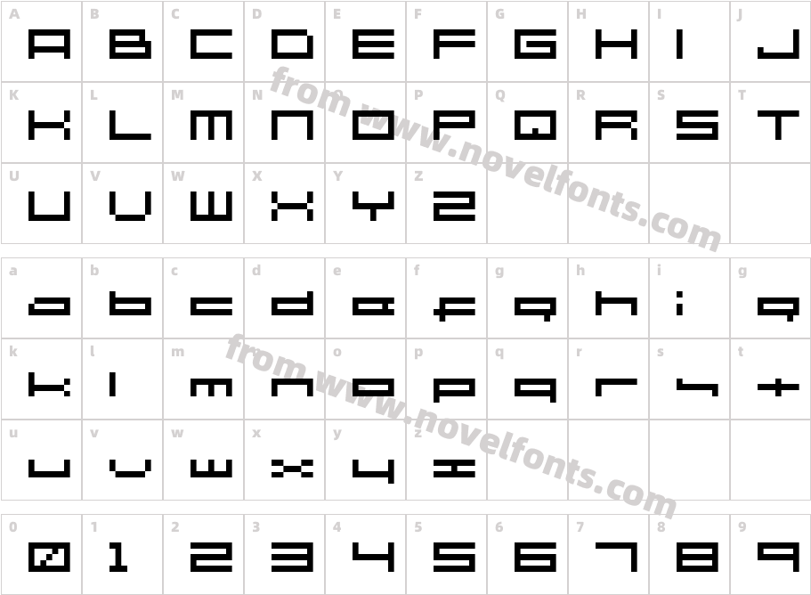 SG06Character Map