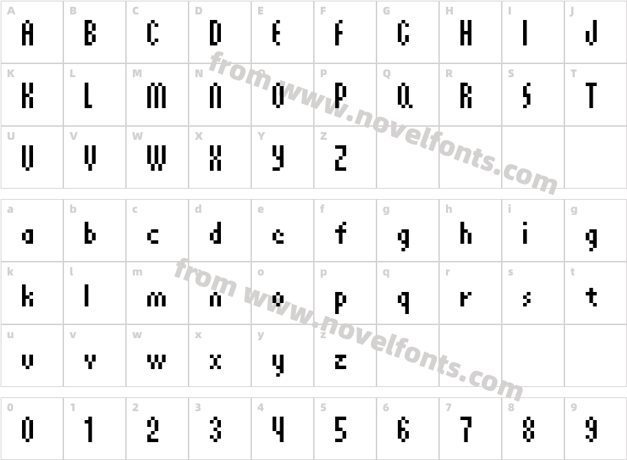 SG11Character Map