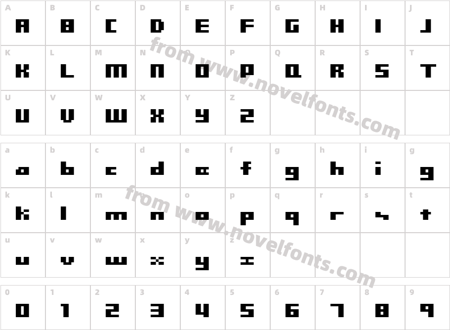 SG16Character Map