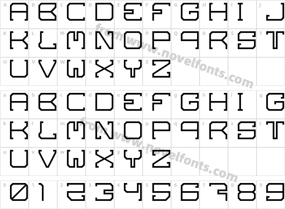 SKOVCharacter Map