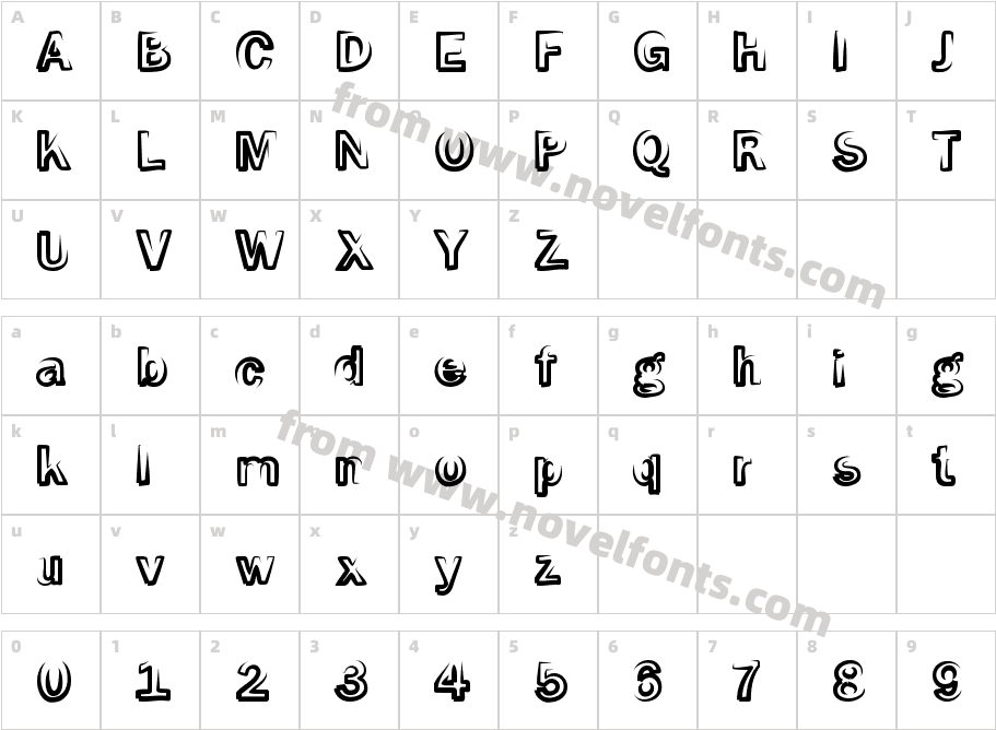 SMoKeScreenCharacter Map