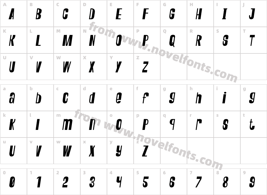 SOLOKUTHARegularCharacter Map