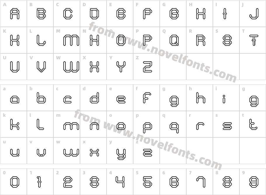 STONE ROCKCharacter Map