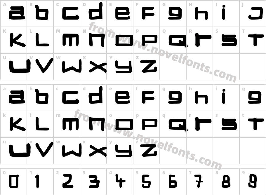 STUCKCharacter Map