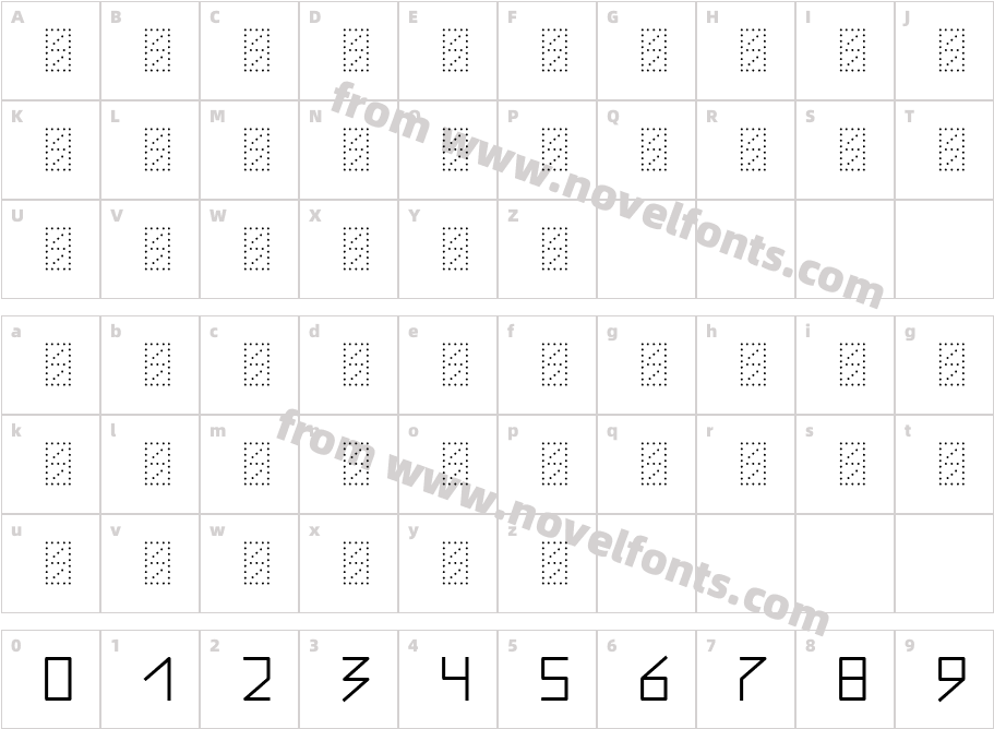 SU PostcodeCharacter Map