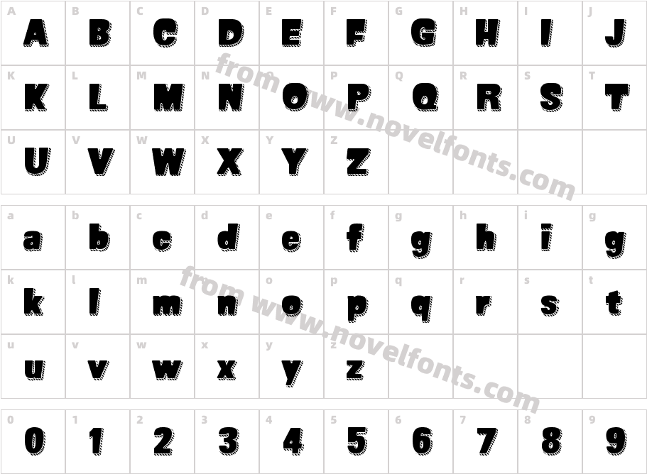 SUPER SEVEN Shadowed DemoCharacter Map