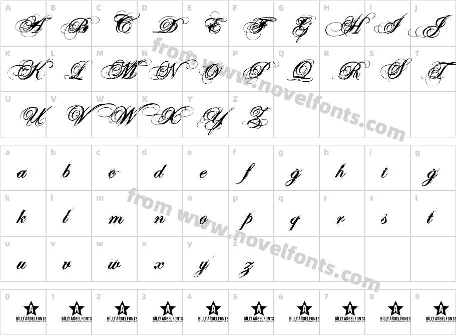 SWEETCORRECTION ROTHCharacter Map