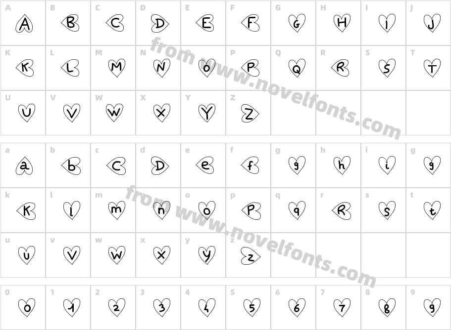 SaintValentinCharacter Map