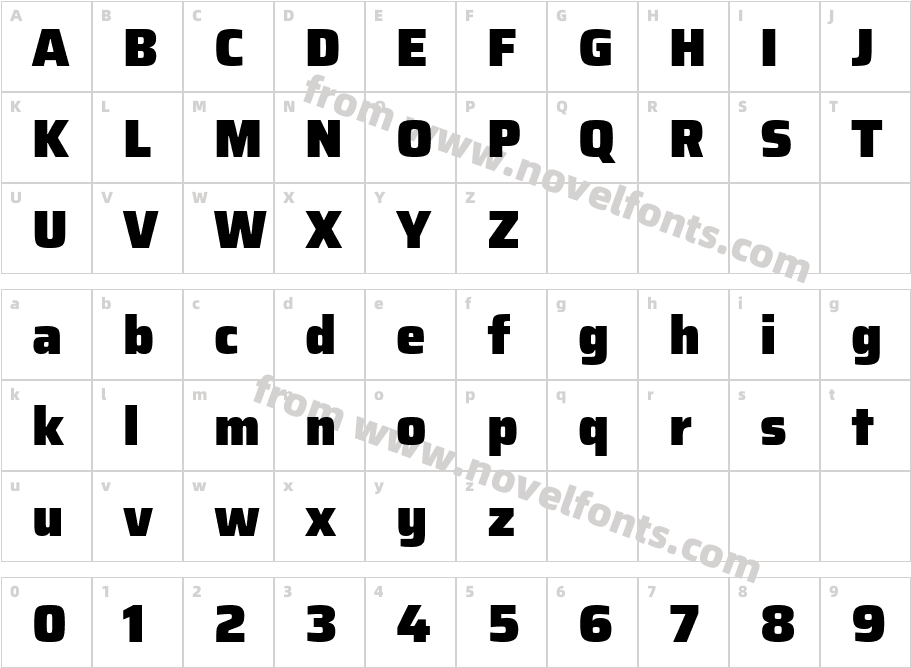 Saira BlackCharacter Map