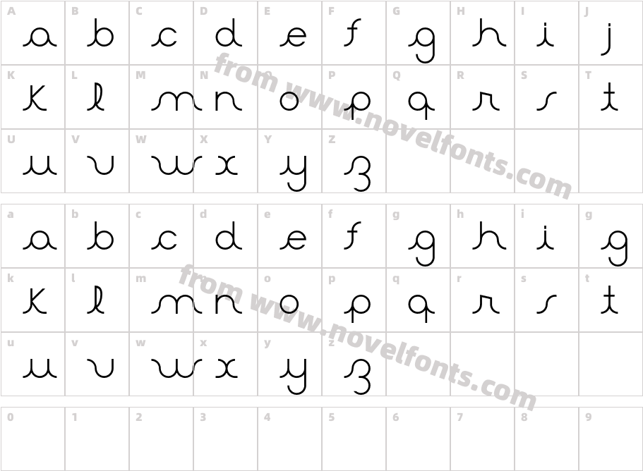 Aster 2Character Map