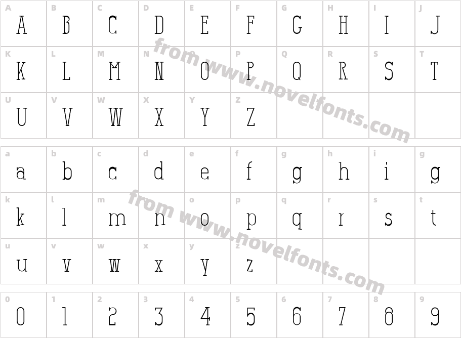 SalamandreCharacter Map