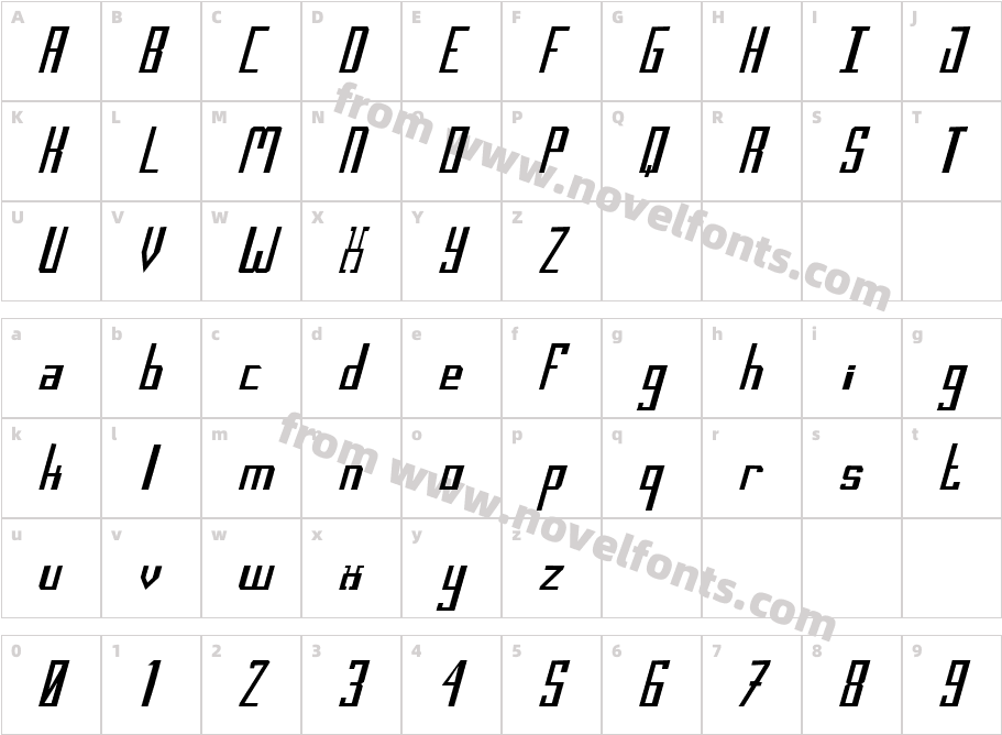 Salinas Motion Clerk 1Character Map