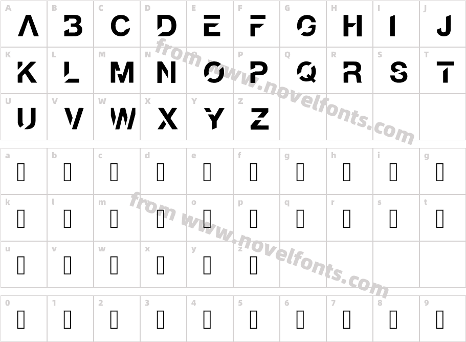 Salvar RegularCharacter Map