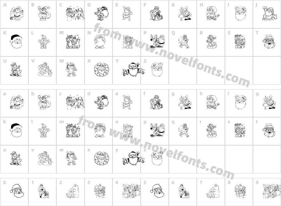 SantaCharacter Map