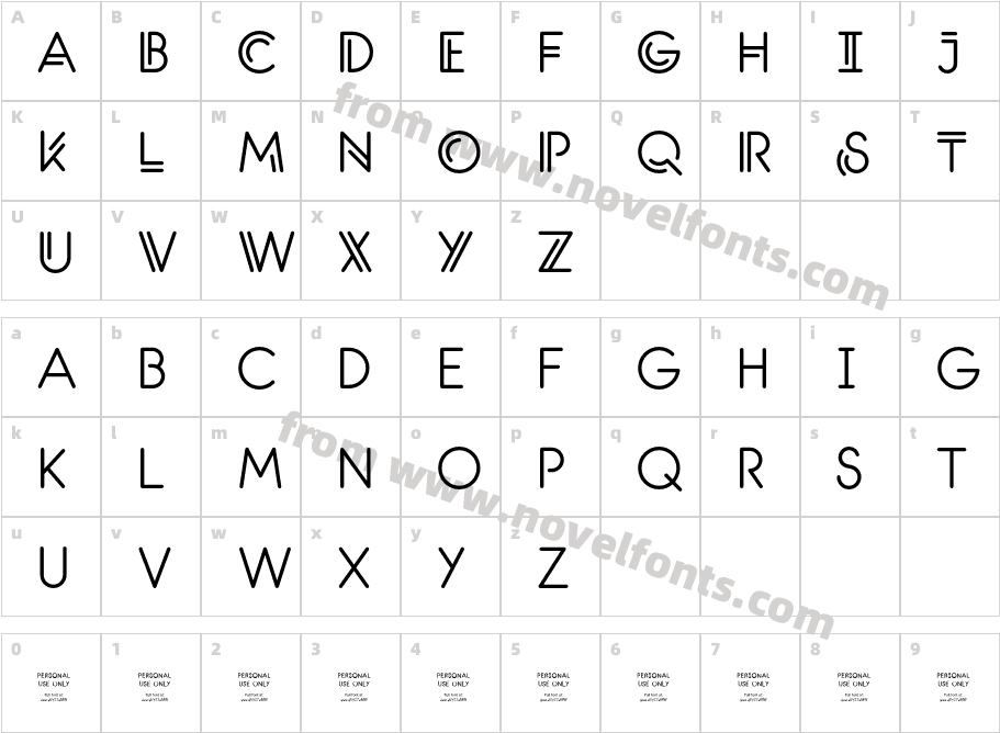 Santanelli-PERSONAL-USE-ONLYCharacter Map