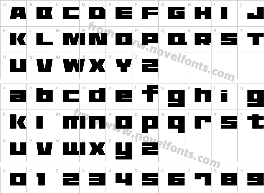 Astro3ALCharacter Map