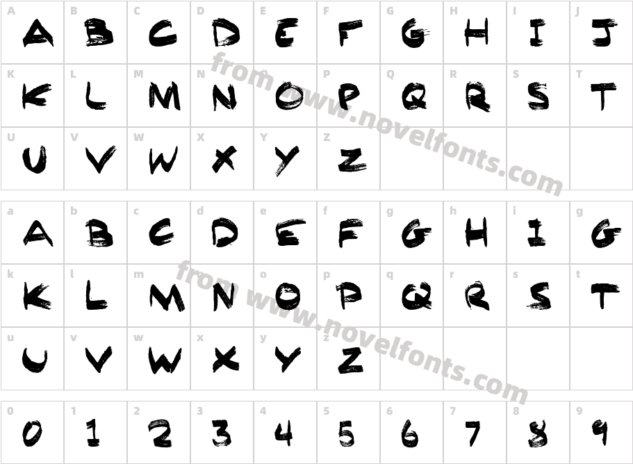 SaturnightCharacter Map