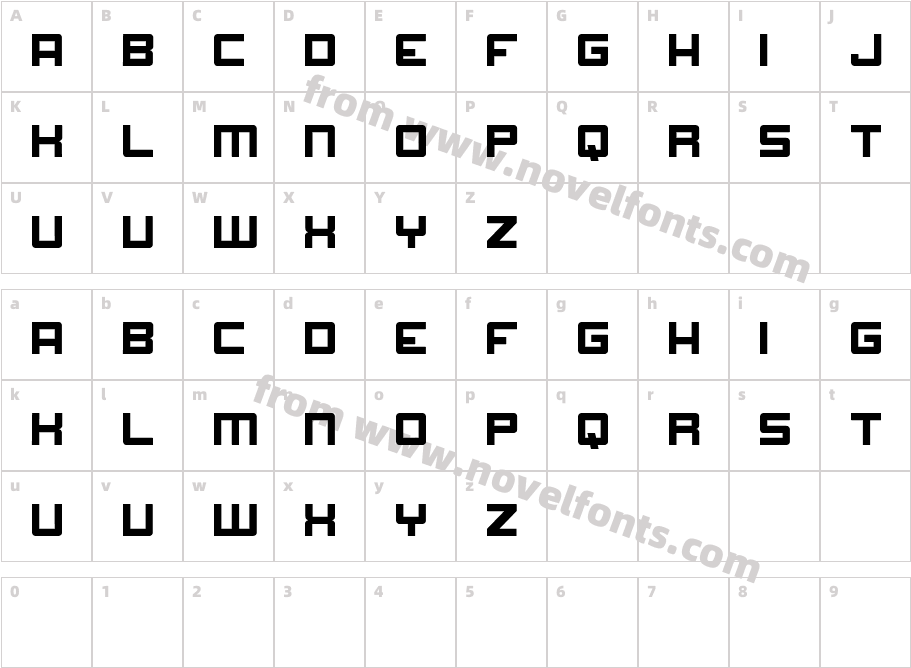 ScanahCharacter Map