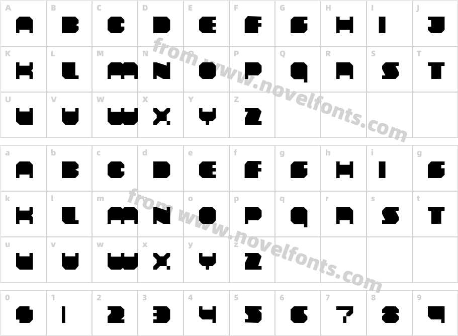 SchaakCharacter Map