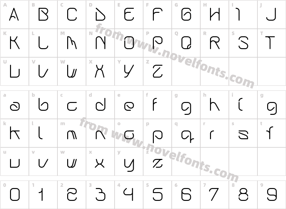 Schlangen schriftasCharacter Map