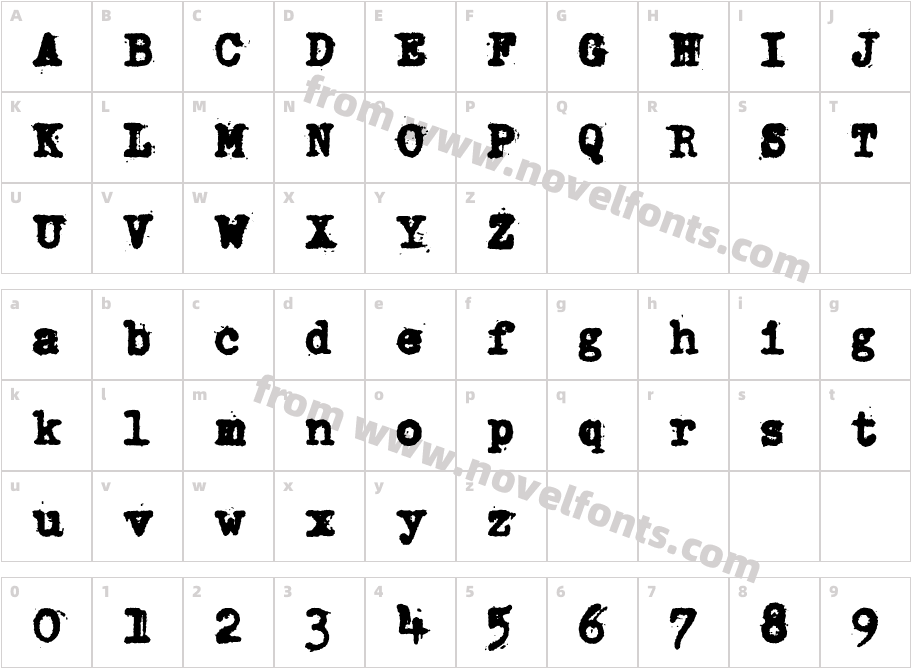 SchmutzICG-CloggedCharacter Map