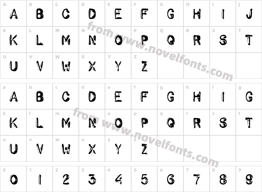 SchwarzCharacter Map