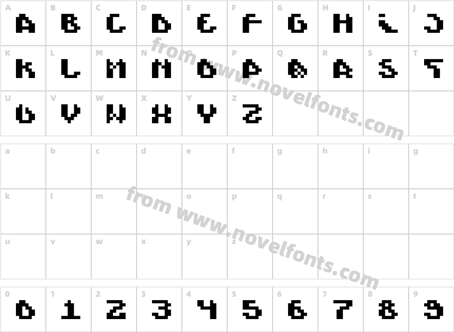 ScienideCharacter Map