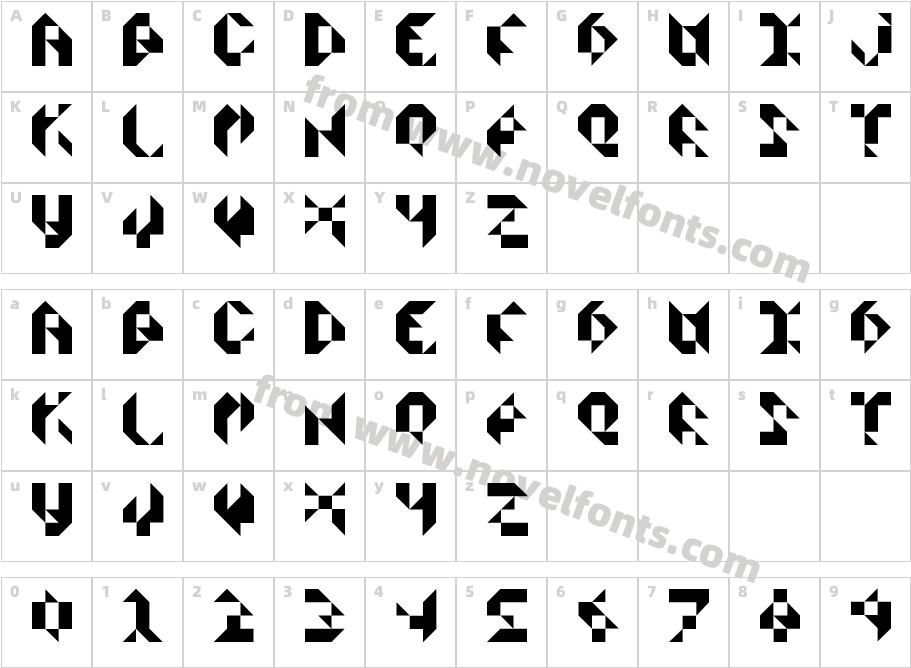 Scissors Cuts Paper RegularCharacter Map