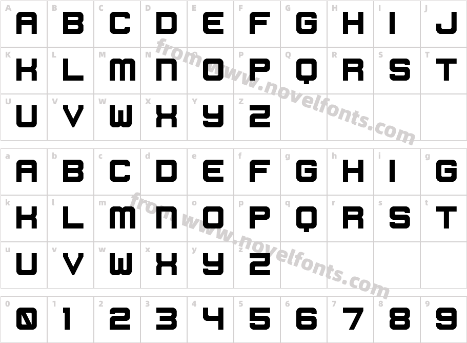 ScorpionCharacter Map