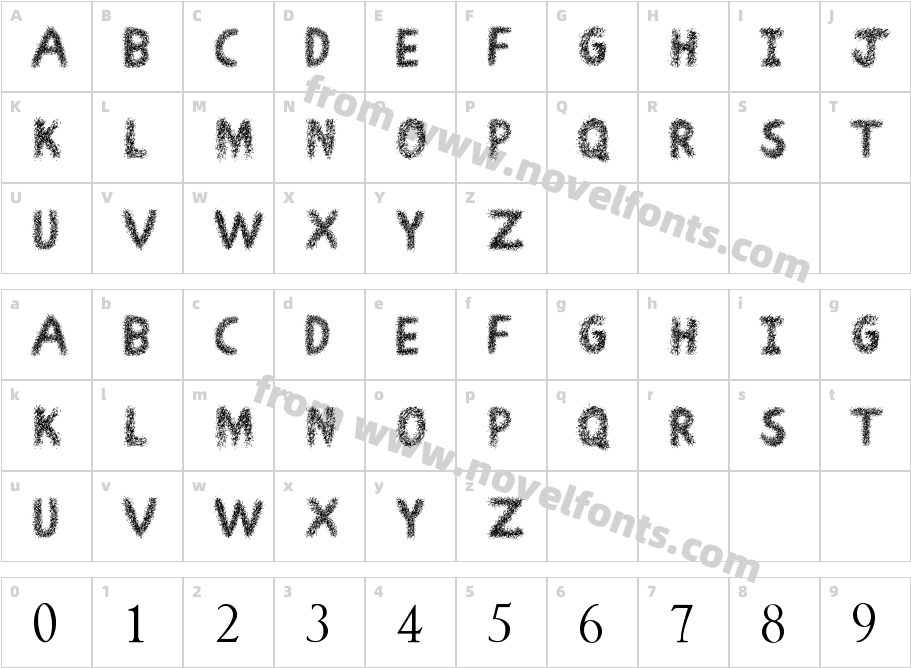 Scribble FunCharacter Map