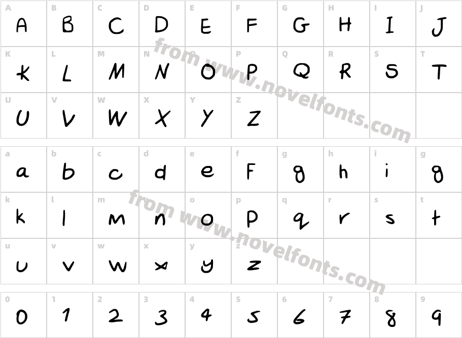 Scribble_HandCharacter Map