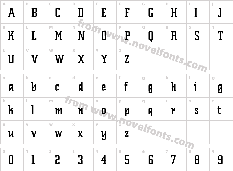 Scriptek PlainCharacter Map