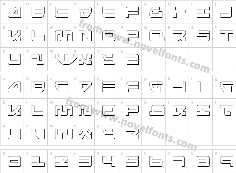 Searider Falcon 3DCharacter Map