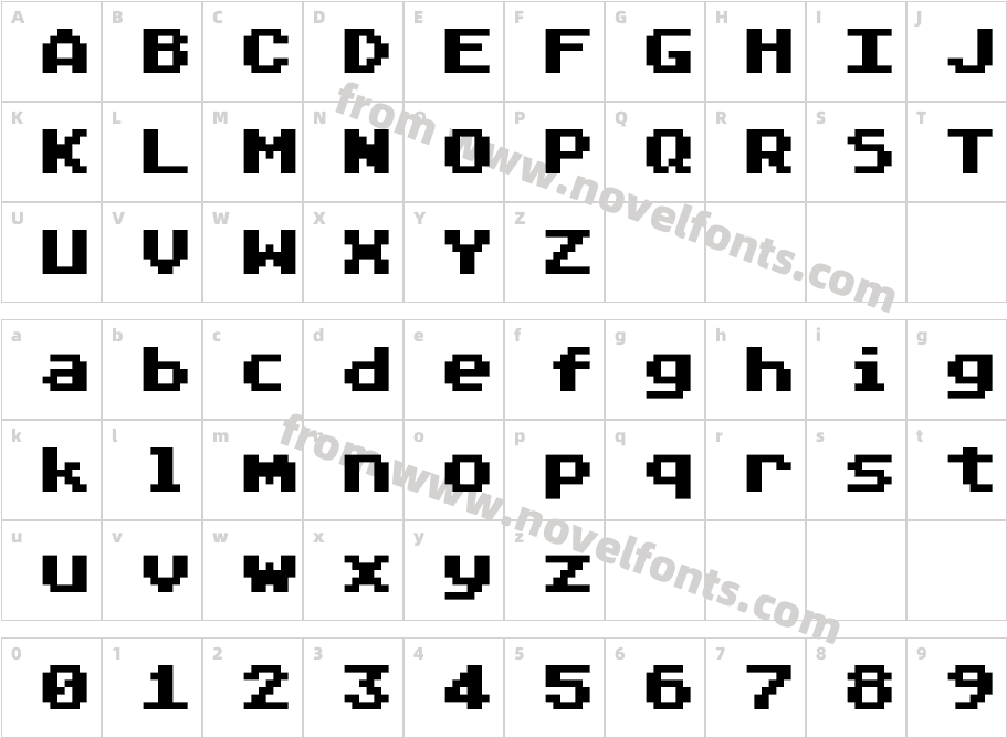 Atari Classic ChunkyCharacter Map