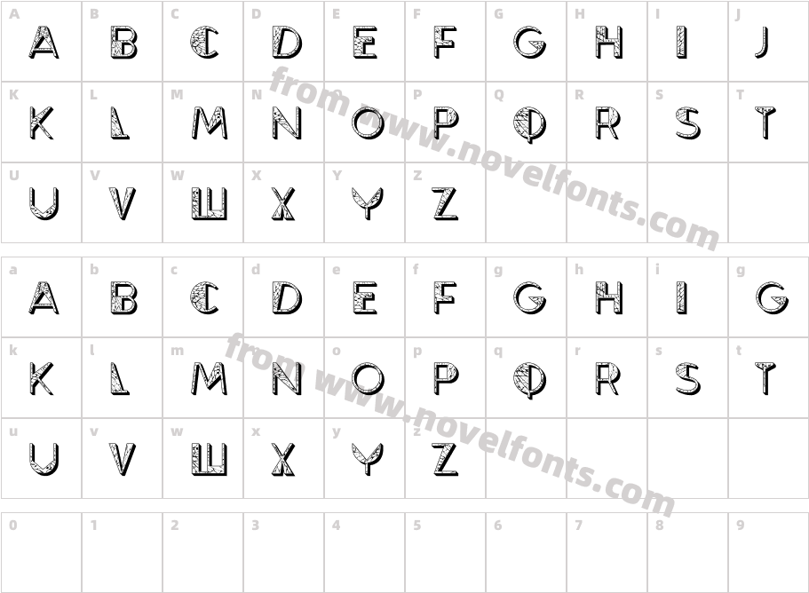 SekecoCharacter Map