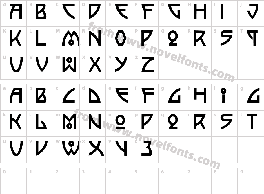 SemiramisCharacter Map