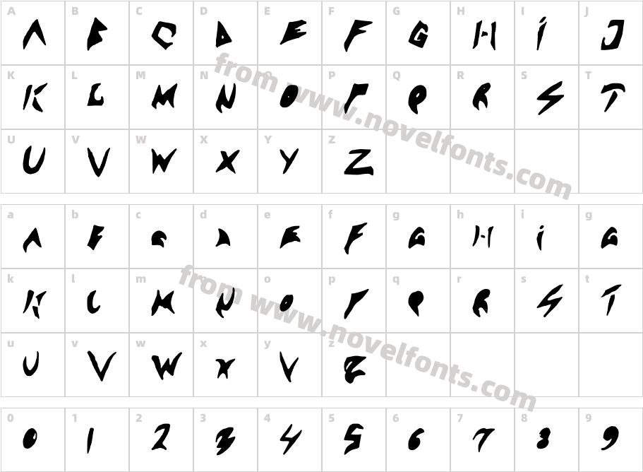 SennsunngetaCharacter Map