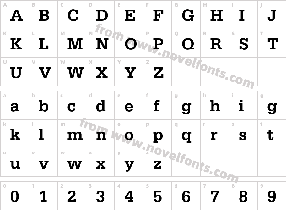 SerifaCharacter Map