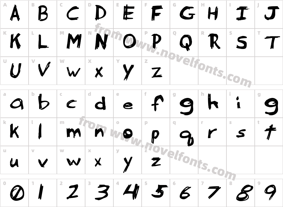 SerpicoCharacter Map