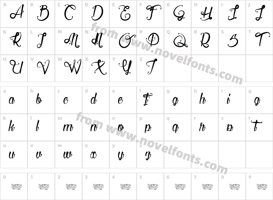 Serval LightCharacter Map