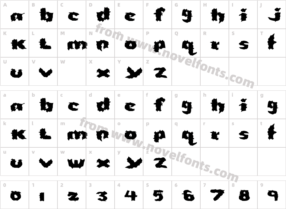 SeveredCharacter Map