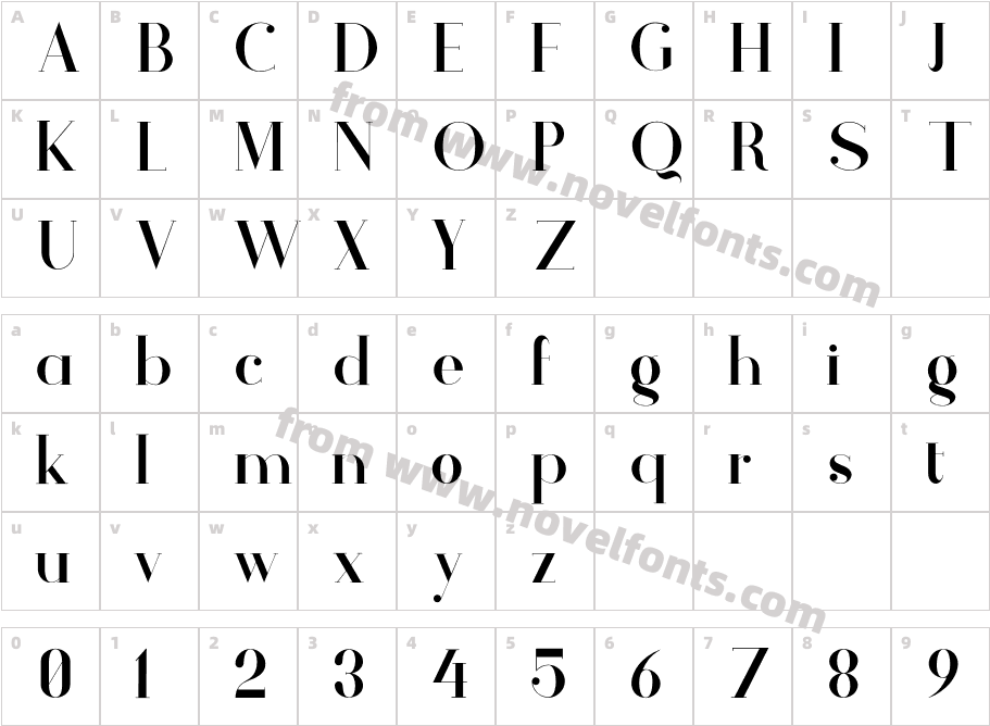 AtheneCharacter Map