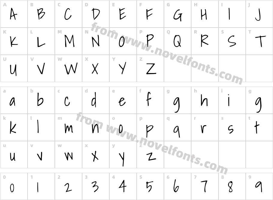 Shadows Into LightCharacter Map