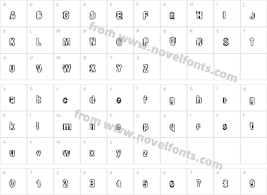 ShadyWalkCharacter Map