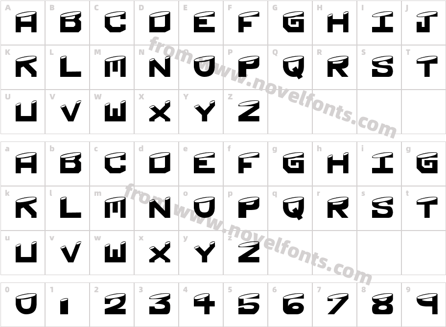 ShavedCharacter Map