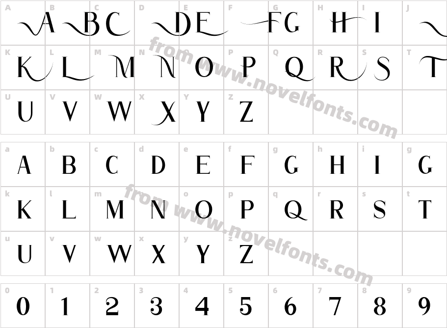 AtlaneCharacter Map