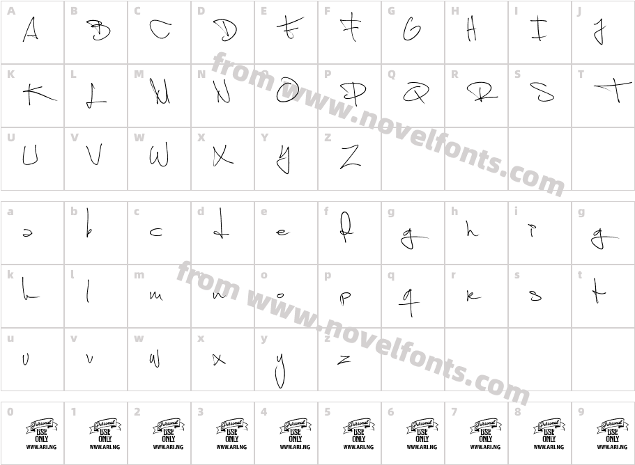 Shimes Two PERSONAL USECharacter Map