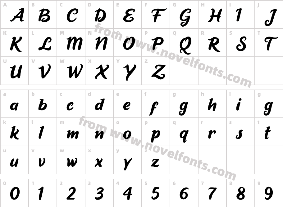 Short BabyCharacter Map